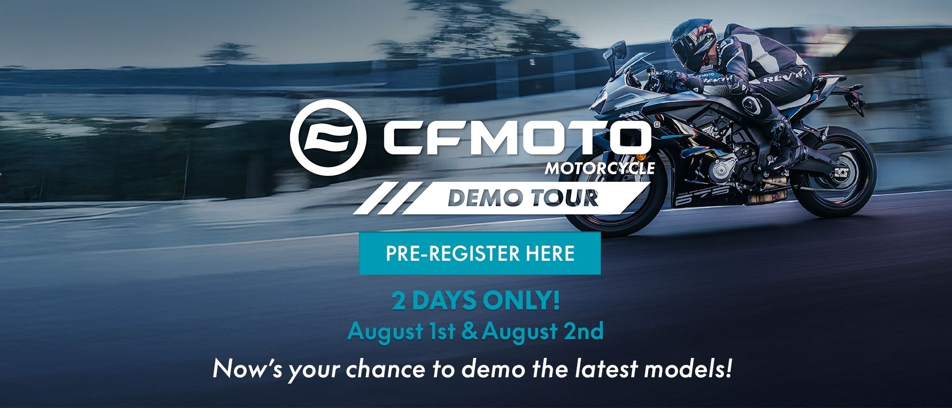 CFMOTO Motorcycle Demo Days at Shawnee Cycle and Powersports
