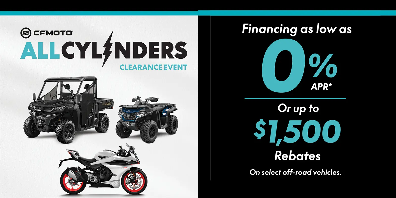 CFMOTO Offer August 25 Powersports & Motorcycle Dealer near Kansas City MO,Motorcycles for sale,ATVs for sale,Side-by-Sides for sale,UTVs for sale,Sell Us Your Motorcycle,dirt bikes,Motorcycle Financing,Side-By-Side Financing,ATV Financing,Motorcycle test ride,Side-By-Side test ride,ATV test ride,Sell your motorcycle,sell your side-by-side,sell your atv