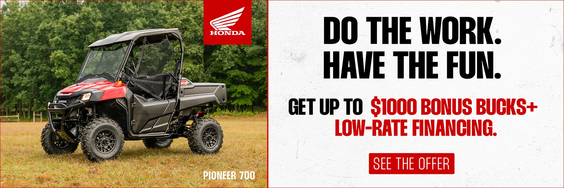 0010809 ATV Pioneer700 Bonus Bucks Powersports & Motorcycle Dealer near Kansas City MO,Motorcycles for sale,ATVs for sale,Side-by-Sides for sale,UTVs for sale,Sell Us Your Motorcycle,dirt bikes,Motorcycle Financing,Side-By-Side Financing,ATV Financing,Motorcycle test ride,Side-By-Side test ride,ATV test ride,Sell your motorcycle,sell your side-by-side,sell your atv