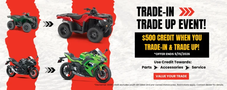 TRADE IN TRADE UP EVENT 1500 x 300 px 1500 x 600 px Sell Your Motorcycle in Kansas City MO,sell or trade your motorcycle,Ready to upgrade or cash in on your powersports ride?,get the highest value for your powersports vehicle