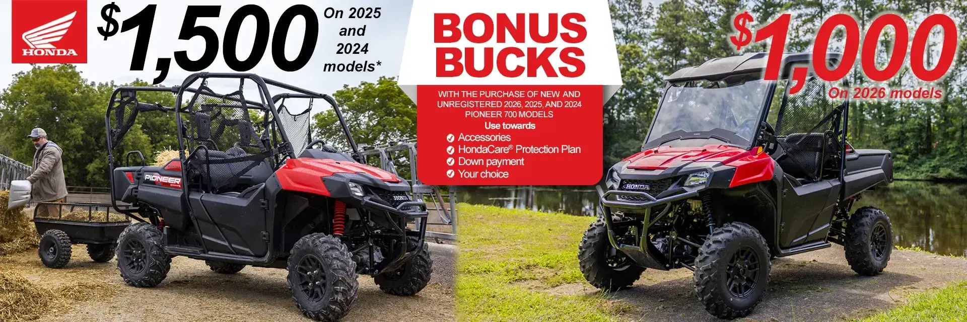 2024 26 Pioneer 700 Bonus Bucks Powersports & Motorcycle Dealer near Kansas City MO,Motorcycles for sale,ATVs for sale,Side-by-Sides for sale,UTVs for sale,Sell Us Your Motorcycle,dirt bikes,Motorcycle Financing,Side-By-Side Financing,ATV Financing,Motorcycle test ride,Side-By-Side test ride,ATV test ride,Sell your motorcycle,sell your side-by-side,sell your atv